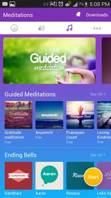 Sattva android App screenshot 1